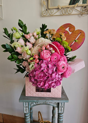 Luxury Pink Floral Arrangement - Milestone Celebration