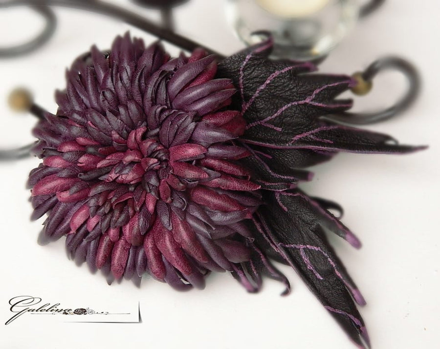 Leather Chrysanthemum Making Class – A Special Mother’s Day Workshop