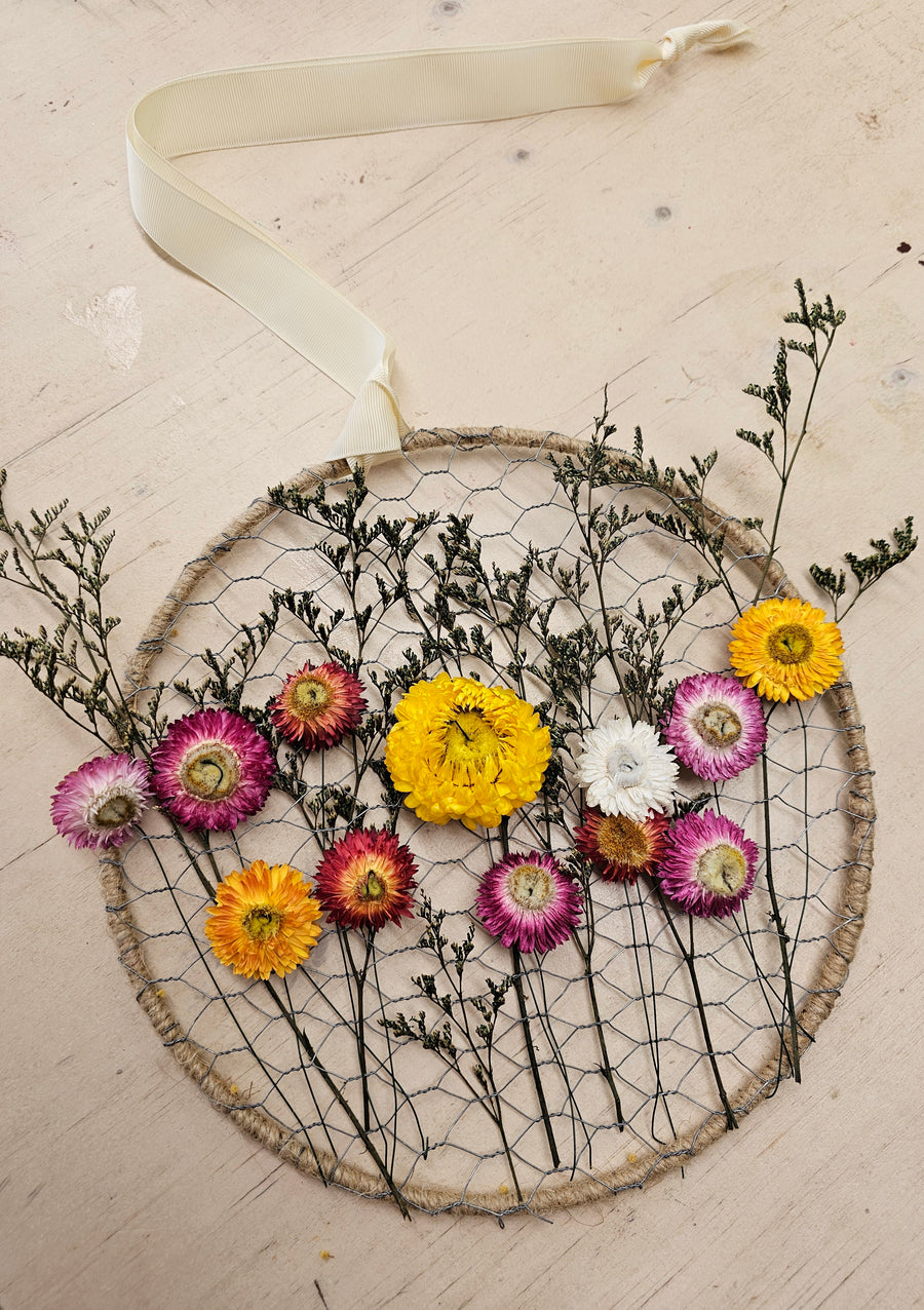 Straw Flower Suncatcher Workshop