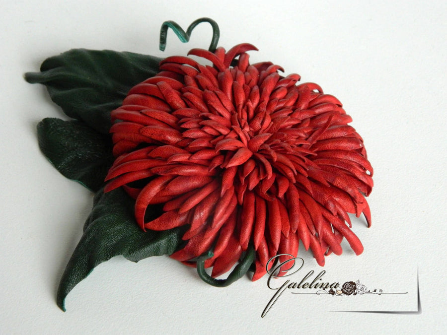 Leather Chrysanthemum Making Class – A Special Mother’s Day Workshop