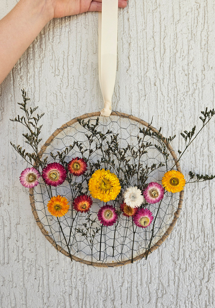 Straw Flower Suncatcher Workshop