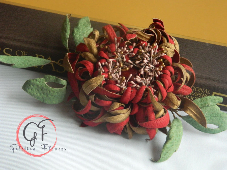 Leather Chrysanthemum Making Class – A Special Mother’s Day Workshop