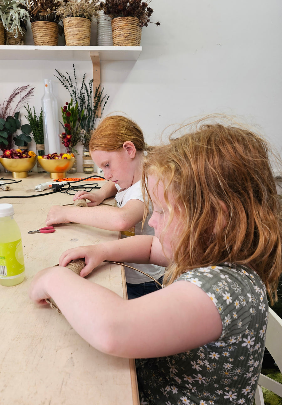 Straw Flower Suncatcher Workshop